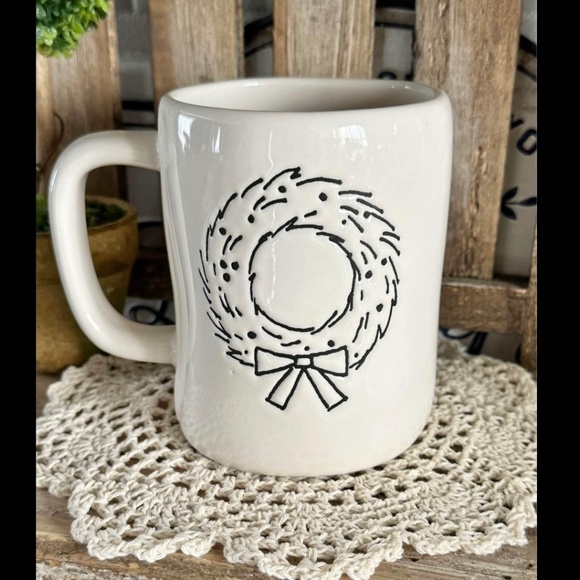 Rae Dunn Holly Jolly Double Sided Mug - Picture 2 of 2